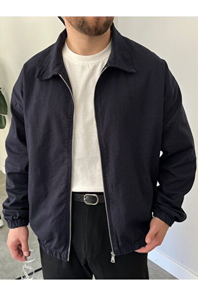 maroni Men's Gabardine Jacket Casual Clip Easy Matching