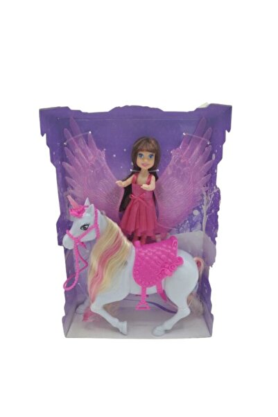 OEM Beautiful Princess and Winged Magic Horse Pegasus Set, 3 years+