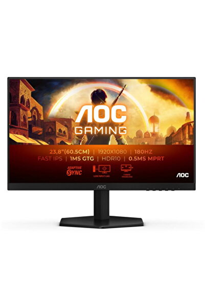 Aoc Monitor LED Gaming 24G42E 23.8 inch FHD IPS 0.5 ms 180 Hz HDR