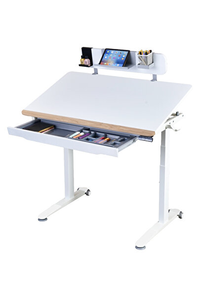 Creo Mobili Elektrikli Çalışma Masası, Eğim ve Yükseklik Ayarlı Ofis Masası, ...