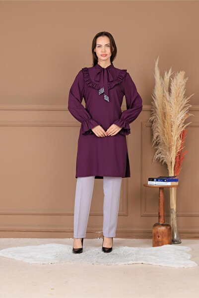 Modaviki Asel Tunic Plum Elb84
