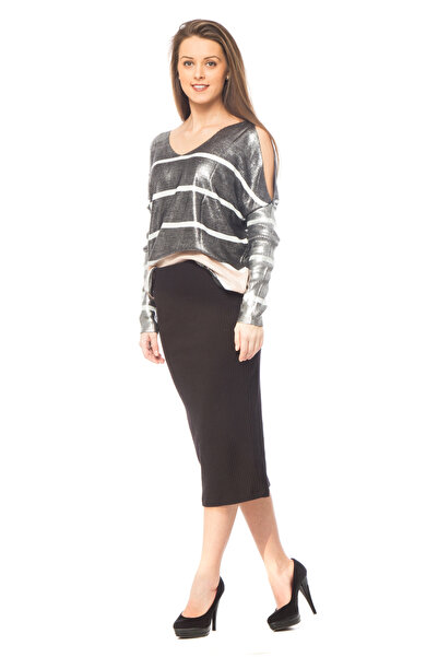 TINKA Fashion Tapered cotton skirt