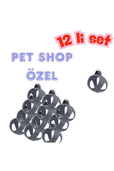 Mita Set of 12 Air Mesh 3XS Breast Collar Anthracite