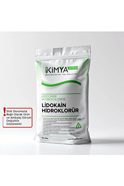 kimyasitesi Lidocain Hidroklorür (Lidocain Hydrochloride) (25kg)
