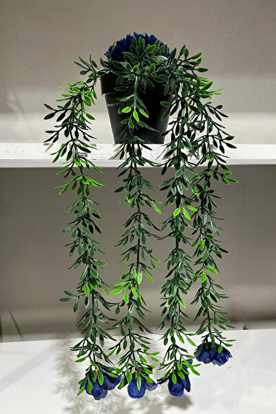 LABURN Artificial Flower Pendant Lamp Huajia Hanging Plant in a Pot with Roses