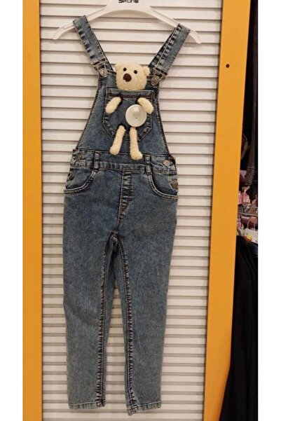 KAYAKİDS Slopet ayıcıklı kot tulum slopet tulum