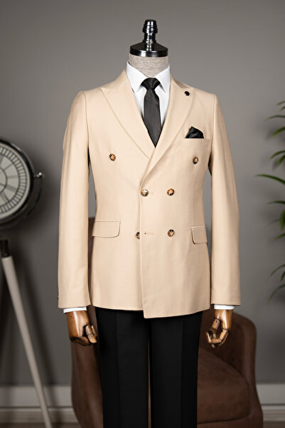 Terziayhan Τζάκετ Τερζί Αγιάν διπλό πέτο