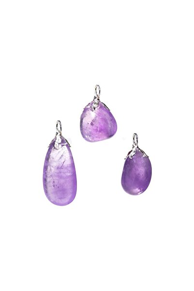 Mood Necklaces Pandantiv de ametist lumina -- ± 1.5-3cm