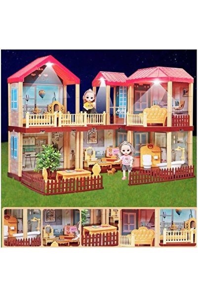 Toybox Princess Dollhouse Kit- Includes Doll House Asseccories and Furniture- Pretend Play Building Toys
