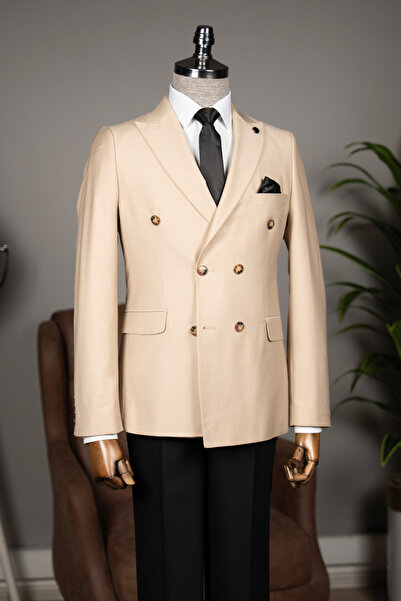 Terziayhan Τζάκετ Τερζί Αγιάν διπλό πέτο