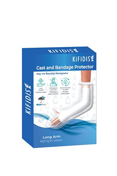 Kifidis 2251 Silikon Girişli Alçı ve Bandaj Koruyucu (Kol için Uzun)