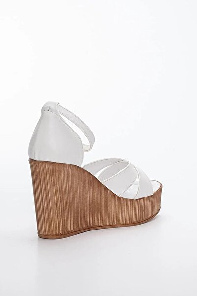 asmi shoes Women's Verla Cross Strap High Heel Wedge Sole Shoes