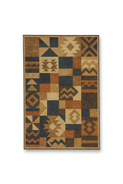 Rugs Modern Halı MOSSO Γεωμετρικό Σχέδιο με Θέμα, Υφαντό Διακοσμητικό Χαλί Βί...