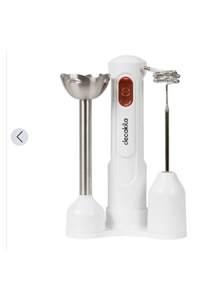 Decakila Cordless handheld blender with chopper, 60W, 500ml, White, 6 Accessories