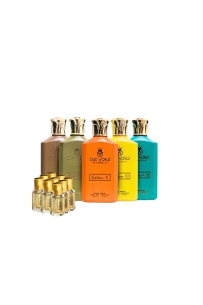OUD WORLD Premium Offer Series 2 – 5 Bold Signature-Inspired Perfumes Set 5x100ml