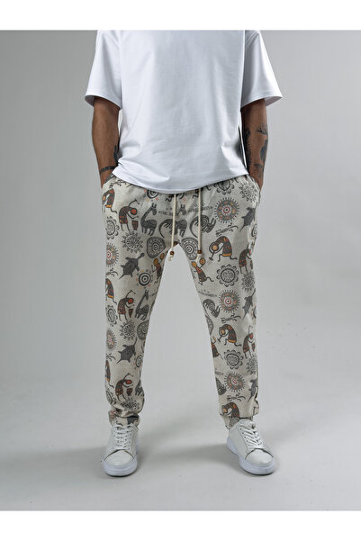 COCOPELLI Patterned Baguette Pants Coc2584