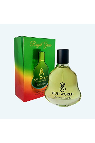 OUD WORLD Royal Green EDP Unisex – Luxury Niche Fruity Floral Woody Fragrance – 50ml