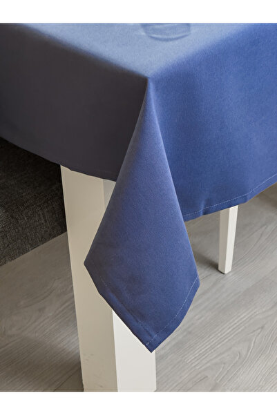 Tropikhome Larcivert Masa Örtüsü Jakar Kumaş 140x180cm Mavi Masa Örtüsü