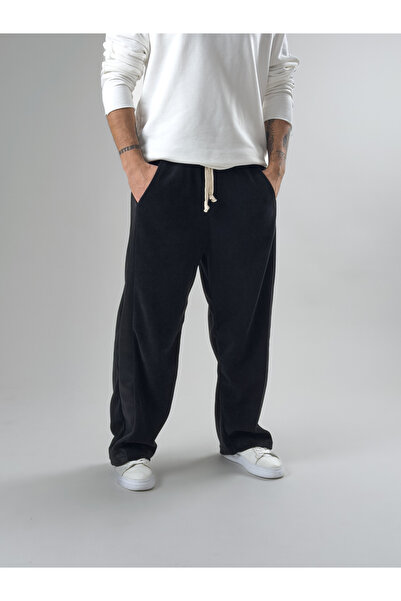 COCOPELLI Oversized Black Men's Baggy Pants Coc2598