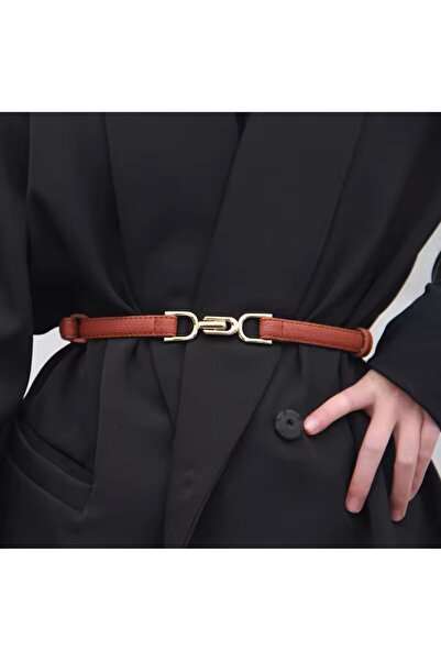 Desre Moda Mărime reglabilă Curea pentru femei cu cataramă aurie Curea pentru...