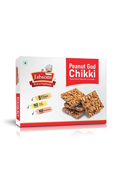 Jabsons - Chikki Peanut Gud (Peanut Brittles in Jaggery), 400g