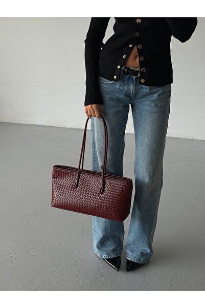 ALTUDA Knitted Patterned Tote Bag Lisbon