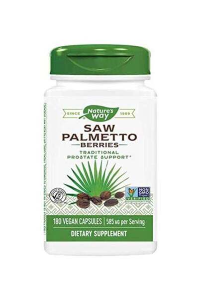 Nature's Way منشار بالميتو ٥٨٥ ملغ - ١٨٠ كبسولة نباتية | لدعم صحة المسالك الب...