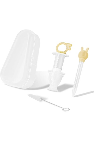 DMG TECH DMG baby medicine dispenser, 2-pack silicone infant syringe droppers, pacifier-style feeders for new