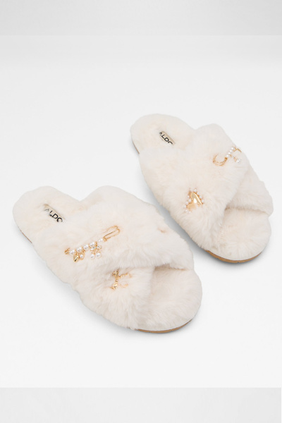 Aldo SNOWKISSEDCHARM - Kadın Beyaz Ev Ayakkabısı