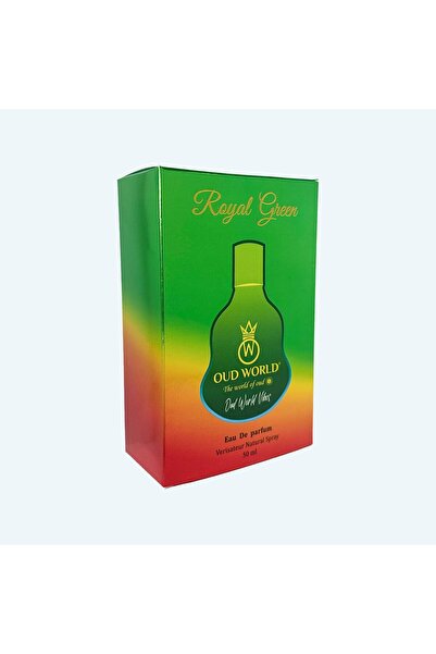 OUD WORLD Royal Green EDP Unisex – Luxury Niche Fruity Floral Woody Fragrance – 50ml