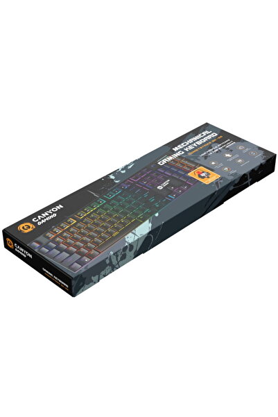 CANYON Tastatură Gaming GK-55 Cometstrike RGB MX Red Linear Switch Mecanica