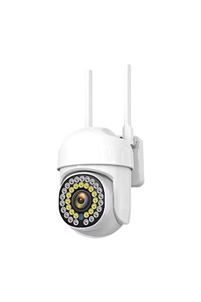 TLBShop Wi‑Fi Surveillance Camera — Night Vision, Pan, Two‑Way Audio, Cloud/Card Storage (Whit