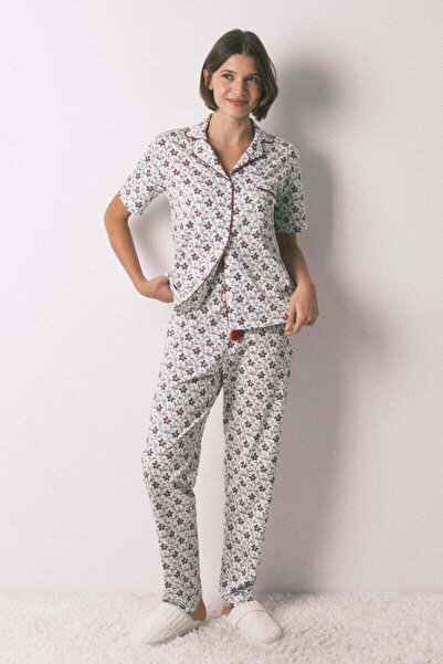 Women'secret Floral-print cotton classic pyjamas