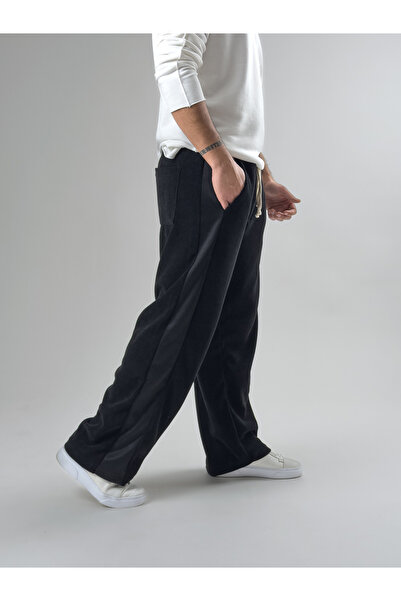 COCOPELLI Oversized Black Men's Baggy Pants Coc2598
