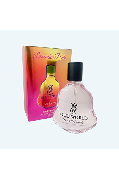 OUD WORLD Lavender Pink EDP Unisex – Luxury Niche Fruity Floral Woody Fragrance – 50ml