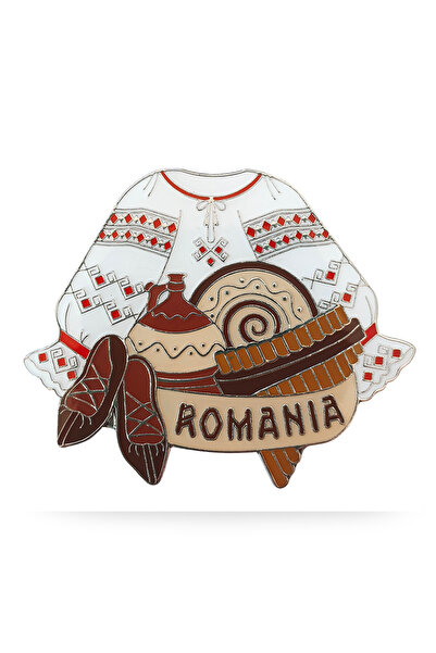 Magnetella Fridge magnet, traditional Romanian elements, MB131