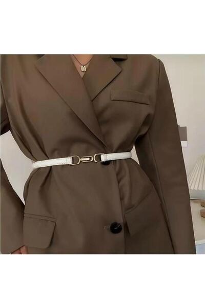 Desre Moda حزام نسائي بمشبك ذهبي قابل للتعديل، حزام فستان، حزام قميص، حزام مع...