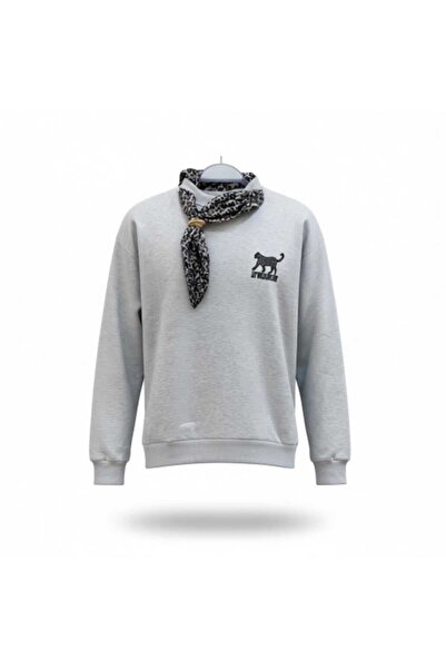 adage FLARLI LEOPARD PRINTED 3 STRIPS SWEAT HM.015257