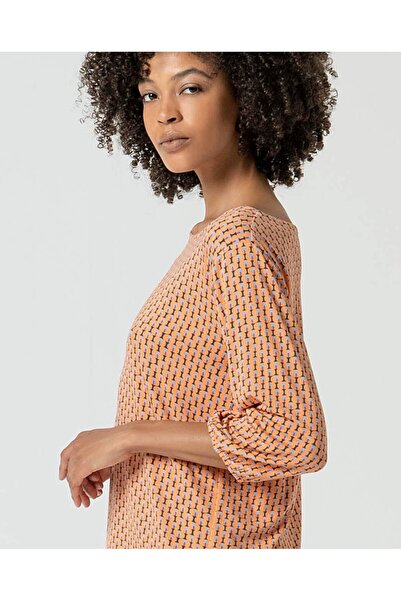 Surkana Boat neck T-shirt-Orange-S