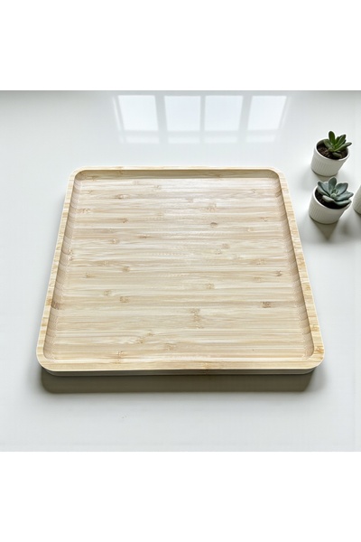 SepetçiBaba Bambu Yemek Tabağı 30 Cm - 64