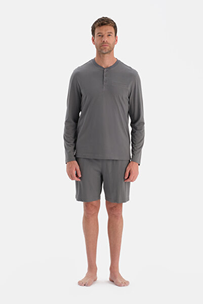 Dagi ΣΕΤ ΤΡΙΠΛΗ ΠΙΤΖΑΜΑ ΜΕ ΜΑΚΡΙΑ ΜΑΝΙΚΙΑ