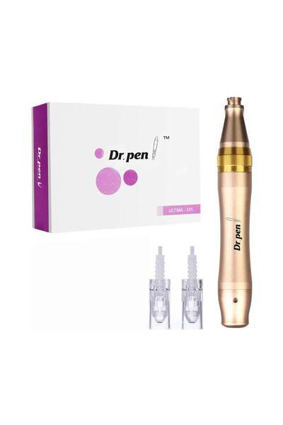 Dr.Pen قلم ديرما الكهربائي الاحترافي Dr. Pen M5 Ultima المزود بإبر دقيقة مع خرطوشتين 12 سنًا