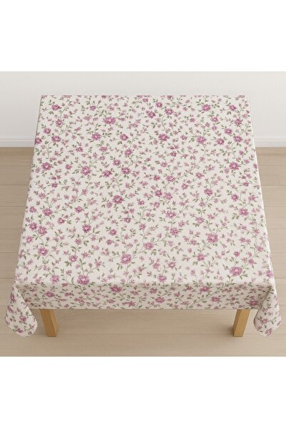 Brava Casa Tablecloth Pink Rosy Floral 140×600 cm, BravaCasa