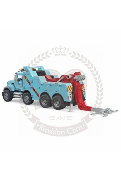 Bruder MACK Granite Tow Truck with Lights and Sound, Crane and Winch, 02831