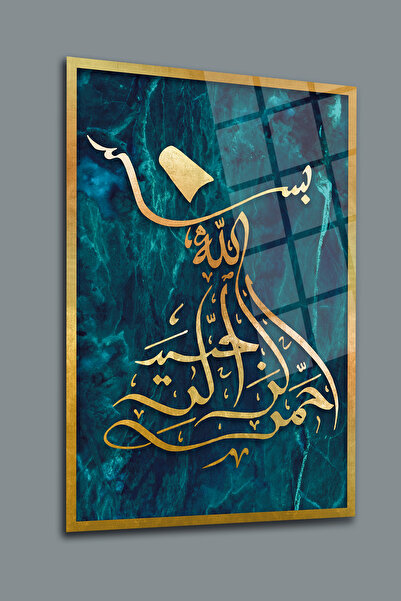 glassartdesign Pictură pe sticlă Sura Fatih-2