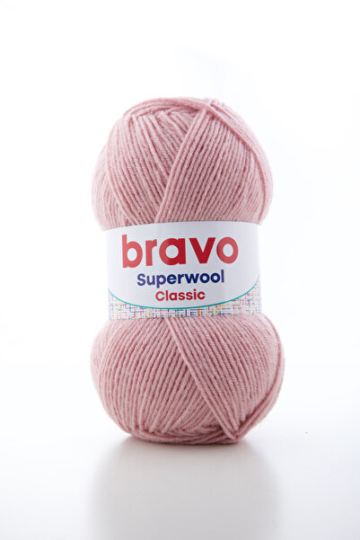 Bravo Superwool Classic Knitting Yarn – 25% Natural Wool 100 Gr / 260 Meters ...