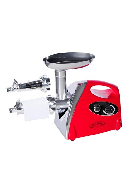 micul fermier Electric meat grinder MF, 1200W, 3 plates, 1.6 HP, 4 Kg, Red
