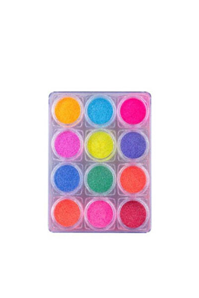 Cosmeticos Set de decorațiuni pentru unghii cu sclipici și efect neon