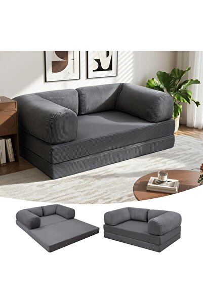 puffiber Yataklı,Katlanabilir Kanepe,Oturma Odası,Sırt Yastıklı ve Kolçaklı K...