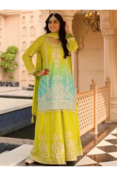 MYSMAR سالوار ودوباتا شينون كاميز أصفر - HRT2672 | أصفر
